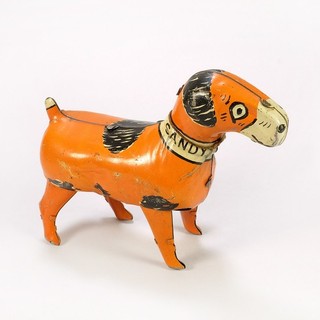 1930s Marx Little Orphan Annie Sandy Dog Tin Vintage Wind Up Toy
