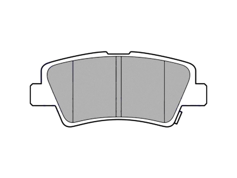 DELPHI LP3587 Brake Pad Set Rear Fits Hyundai i30 Kona Sonata Kia Cerato - Image 2 of 4