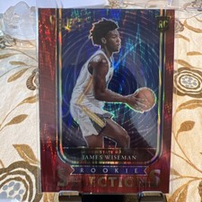 2020-21 Panini Select - Rookie Selections James Wiseman #4 Red Prizm (RC)