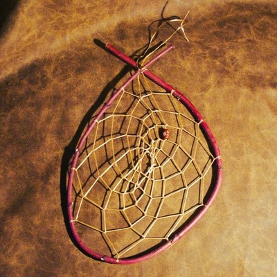 Handwoven Traditional Ojibwe Dream Catcher Leech Lake Reservation Minnesota