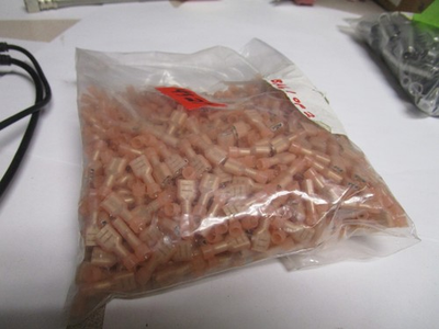 #ad 22 18 AWG .250 TAB Full Nylon Ins Butted Seam F Disconnect A TYPE QTY 250 $42.00