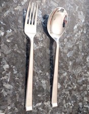 WMF Quattro Cromargan 1 Gabel und 1 Löffel Menuegabel,Menuelöffel