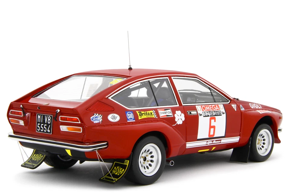 LAUDORACING-MODELS 1:18 Alfa Romeo Alfetta Gr.2 Rally dell'Elba 1975 LM199B - Photo 3/4
