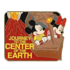 Japan Tokyo Disney Resort Pin Badge Center Of The Earth Mickey Minnie 【US STOCK】