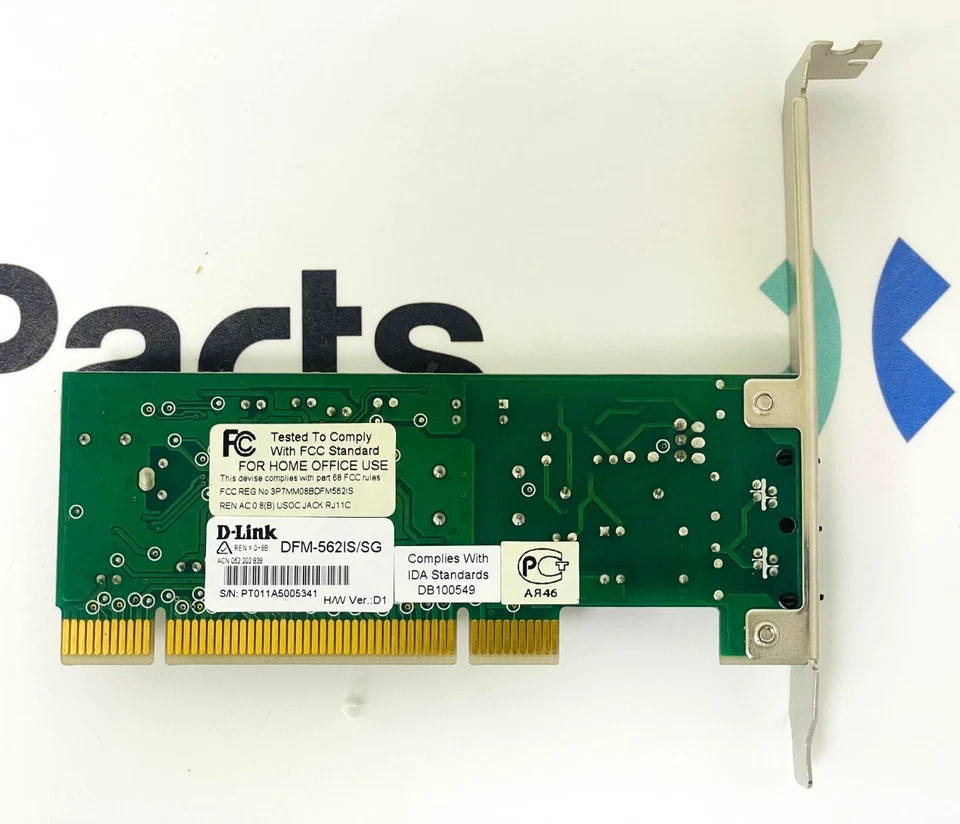 D-LINK DFM-562IS/SG PCI Modem Card M01-562IS-E10 - Image 4 of 4