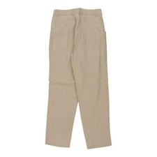 Cibyll Trousers - 28W UK 10 Cream Cotton