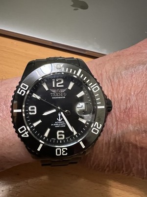 Tresod Mens 300M Ocean Master Sapphire Crystal Ceramic Bezel 24J Automatic Watch