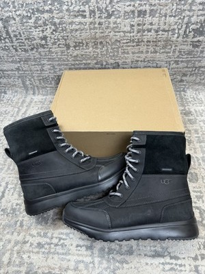 Größe 7 - UGG ELIASSON SCHWARZ WASSERDICHT LEDER WINTER Schneestiefel