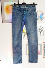 Maloja Jeanshose Jeans Hose Wald Stickerei Timezone 27 / 32 Gr. S 36 blau