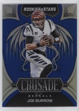 2022 Panini Rookies & Stars Crusade Blue Prizm 50/50 Joe Burrow #CR-1 0e1b