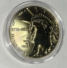 2026 P Gold Plated Enduring Liberty Half Dollar Commemorative Coin In Capsule