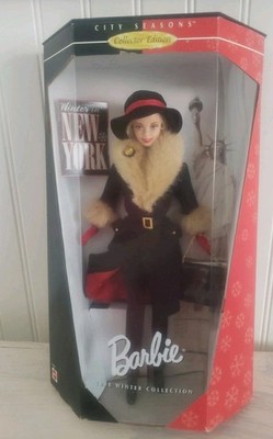 VIntage Barbie 1998 Winter Collection WINTER IN NY CITY SEASONS NIB