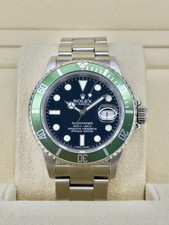 Rolex Rolex Submariner 'Kermit' Black Dial on Oyster 16610LV