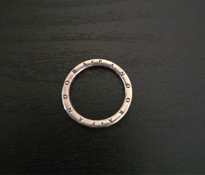 Pandora Ring size 5 Pandora Signature Logo and Hearts rings minimalist