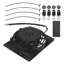 6 Slim Push Pull Electric Radiator Cooling Fan Mount Kit Universal 12v 80w