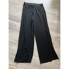 Chicos Travelers size 1 US medium black pants slinky