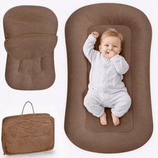 Infant Cushion - Baby Lounger for Newborn, 0-24 Months, Breathable Cotton Fab...