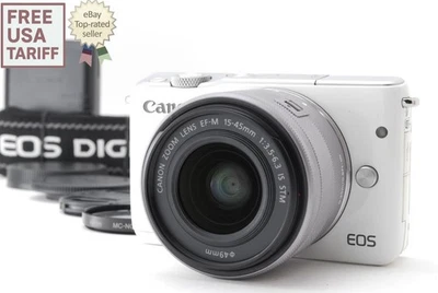 [N MINT] Canon EOS M10 18.0MP Mirrorless Digital Camera EF-M 15-45mm Lens JAPAN - Image 1 of 4