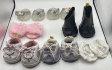 Lot of 7 Pairs Skechers Build A Bear Tennis Shoes Sandals Boots