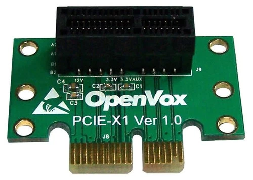 OpenVox ACC1002 PCIe Raiser card (PCI Express Riser 90° gewinkelt)