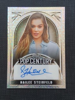 Hailee Steinfeld 2024 Leaf Pop Century Autograph Card # 1/1 !! One of One Auto!