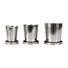 Collapsing Untarnished Travel Cup For Outdoor Camping Hiking Dense Transportable