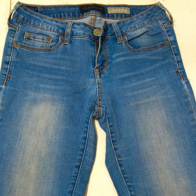 2 Aeropostale Women s Jegging Jeans Blue Medium Wash Stretch Slim Fit 5-Pocket