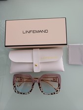 Neue Unisex Vintage Sonnenbrille mit großem Gestell braun mit Box