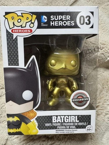 Funko Pop! Heroes Batgirl Gold GameStop Exclusive Vinyl Figure DC Comics #03