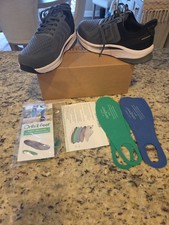 Orthofeet Tilos Hands Free Men's 9 X-Wide 4E Gray Orthopedic Walking Shoes NIB