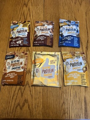 FlavCity Protein Powder Smoothies Six Single Serve Assorted