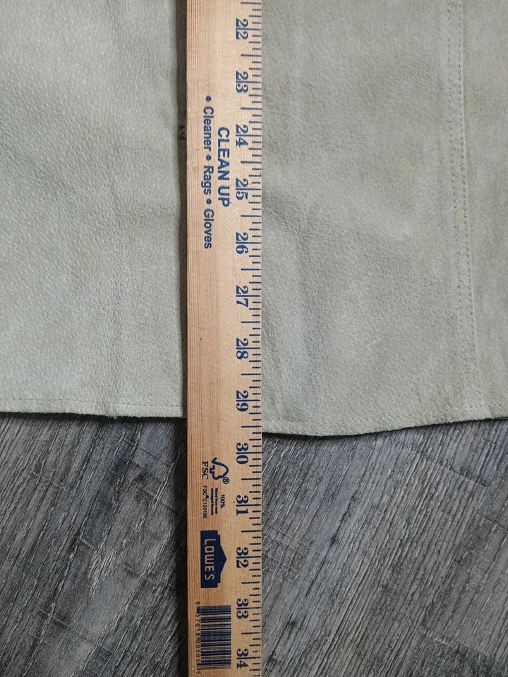 Bagatelle Leather Jacket Womens Large Collared Button  - Image 3 of 4