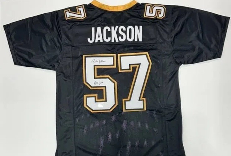 Rickey Jackson Signed Custom Jersey Inscribed "HOF 2010" (Beckett)