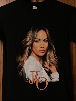 Jennifer Lopez  (J LO) -  It s My Party  Tour 2019 - Black Shirt - 2 Sided - S