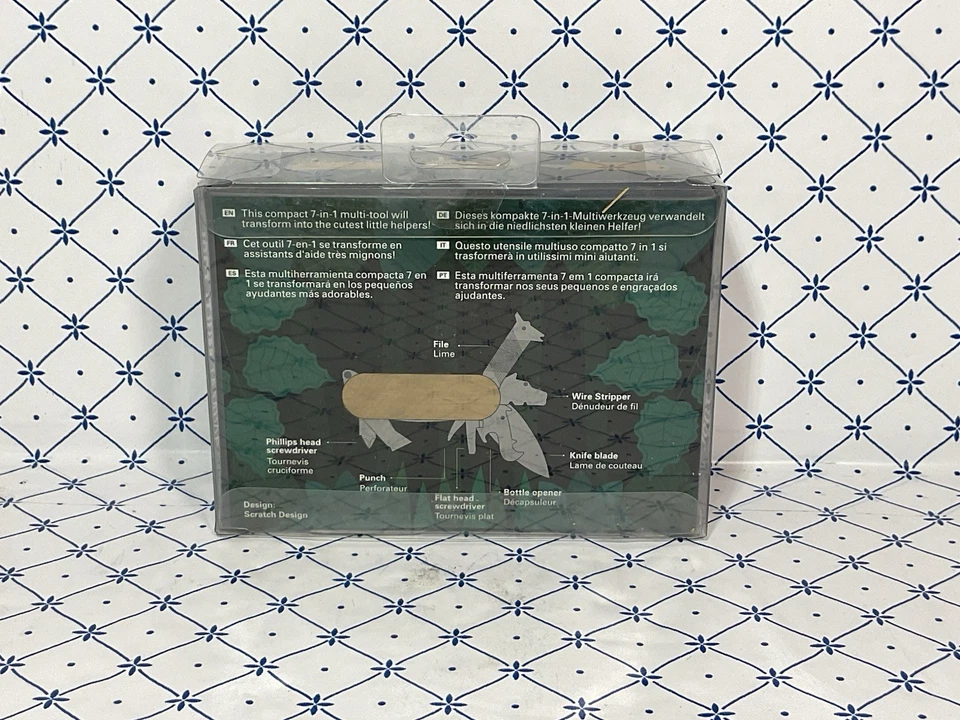 Kikkerland Animal Multi Herramienta Llavero 7 en 1 Mini Multiherramienta TOTALMENTE NUEVO. Foto 2 de 4