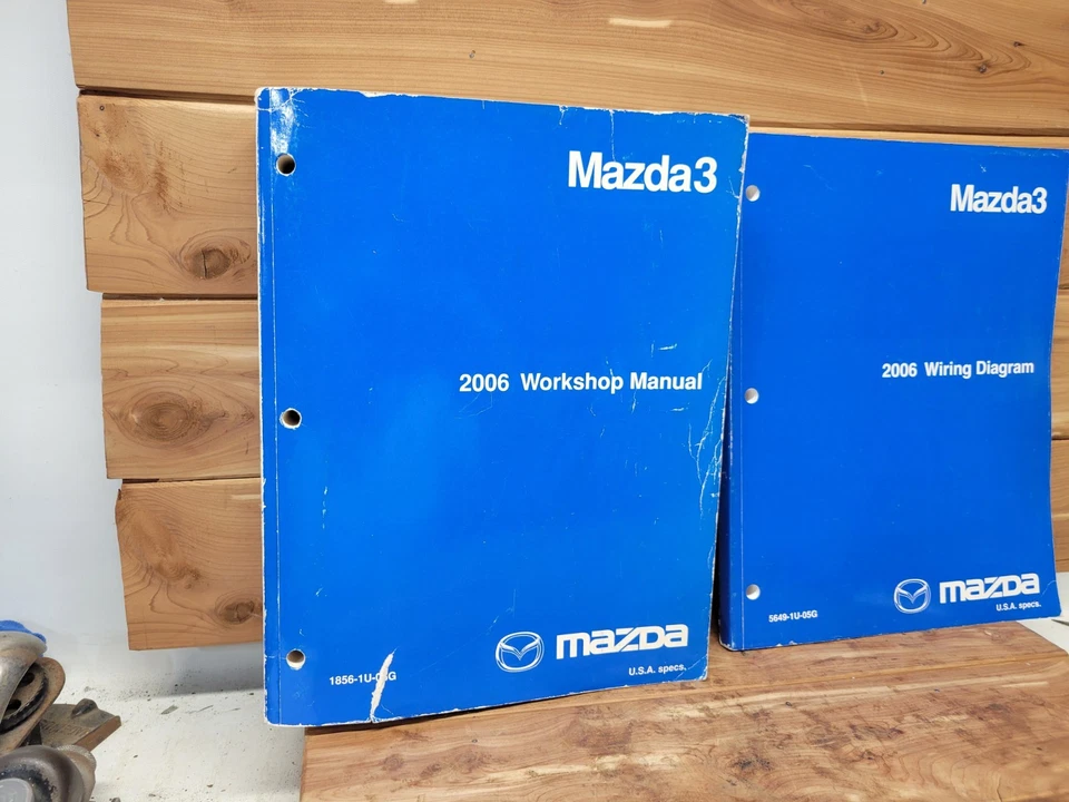 OEM 2006 Mazda 3 Workshop Manual & Wiring Diagram Books Dealership Shop Repair - Image 2 of 4