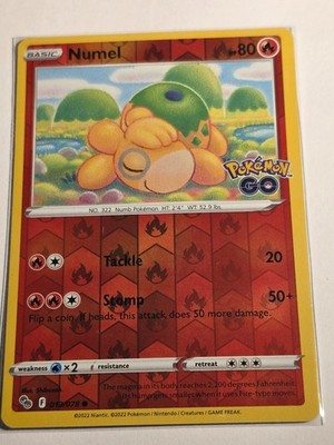 Numel (PGO 013) ENGLISCH REVERSE Pokémon GO COMMON POKEMON NM C703