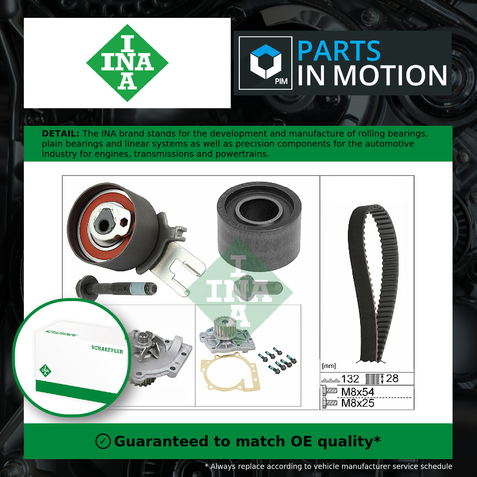 Fits INA 530 0582 30 Water Pump & Timing Belt Set ⭐UK Stock⭐ - Image 12