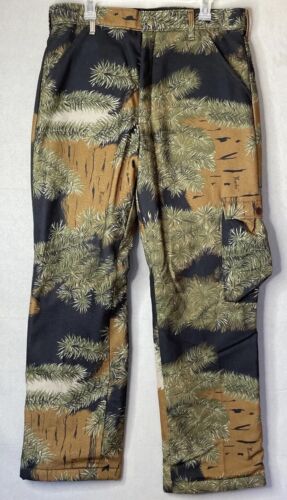 Cabelas Hunting Pants Size 36 Regular Konifer Camouflage Dry Plus Heavyweight - Picture 1 of 16