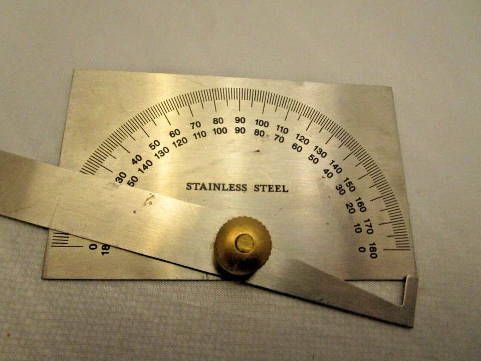 6" Stainless Steel Protractor - Image 2 of 3