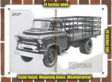 Metal Sign - 1956 Chevrolet Truck Sign Variant 09 Metal Sign - 1956 Chevrolet Truck Sign Variant 09