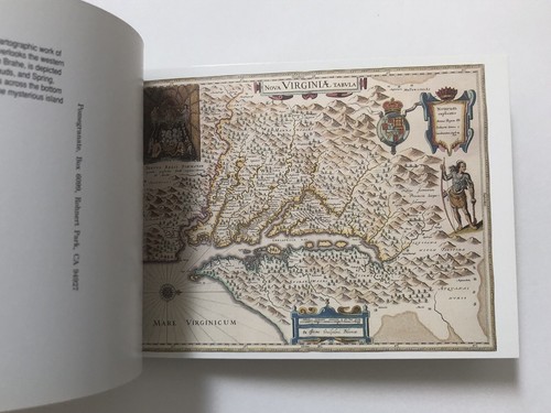 Libro Arte della Cartografia 30 Cartoline Mappa Oversize 1500-1600 Huntington Lib 1991 - Foto 8 di 9