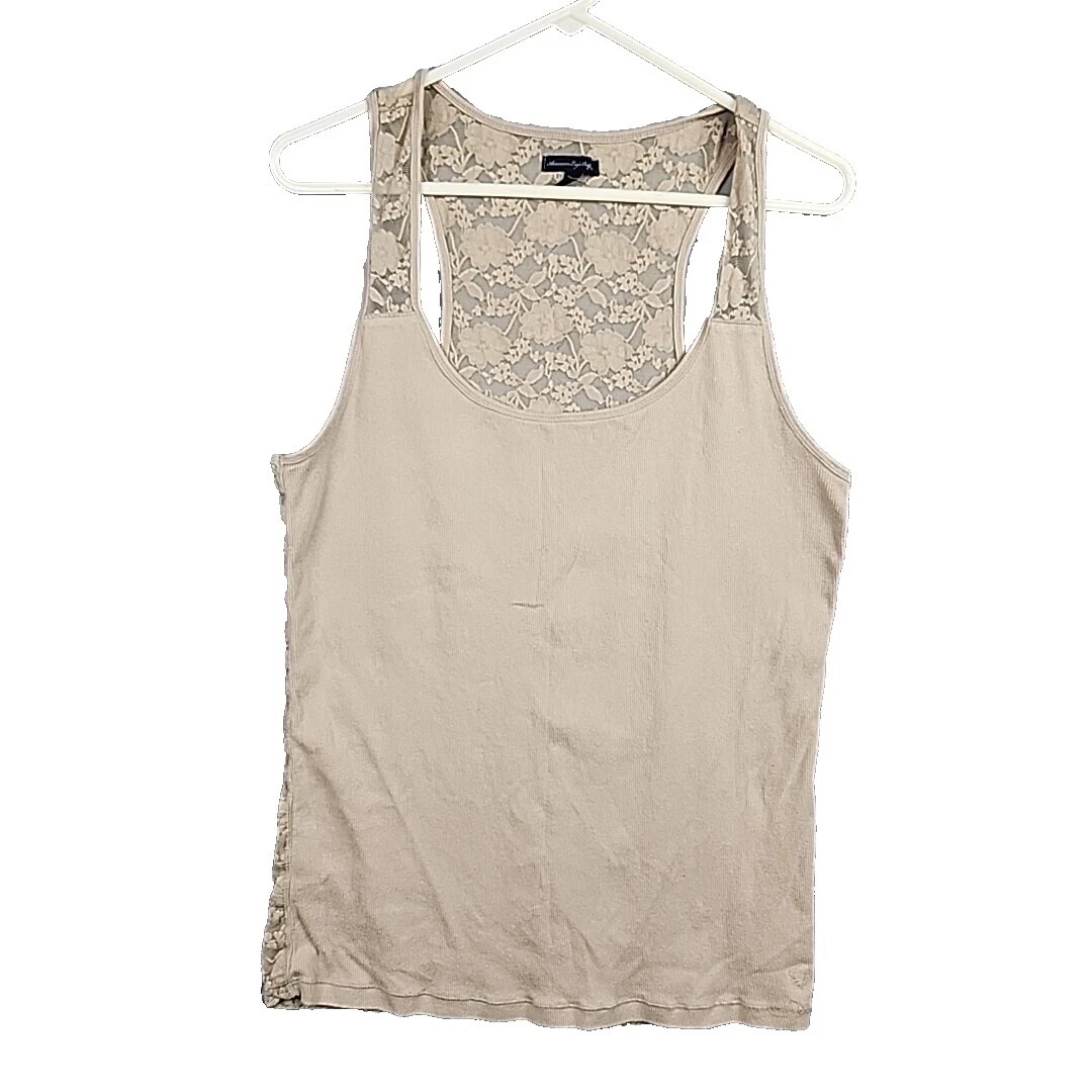 American Eagle Outfitters Regular Size Cotton Blend Activewear Tops for Women