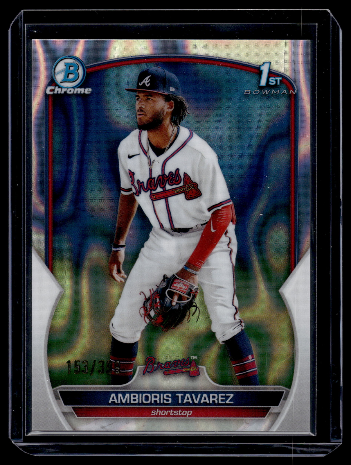 Ambioris Tavarez 2023 Bowman Chrome Lava Refractor Card /399 #BCP-33