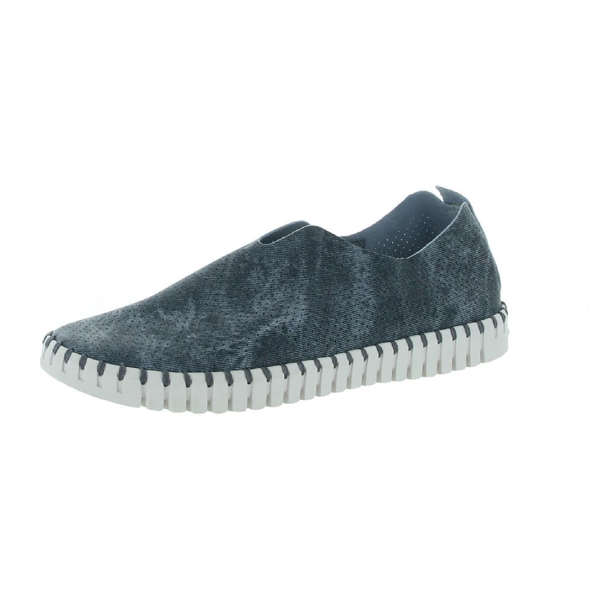 Женские повседневные и модные кроссовки Ilse Jacobsen синего цвета без застежки, 41 BHFO 6452