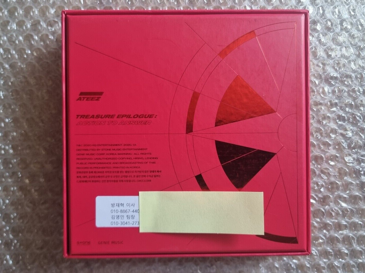 ATEEZ Promo Sticker TREASURE EPILOGUE ACTION TO ANSWER Album