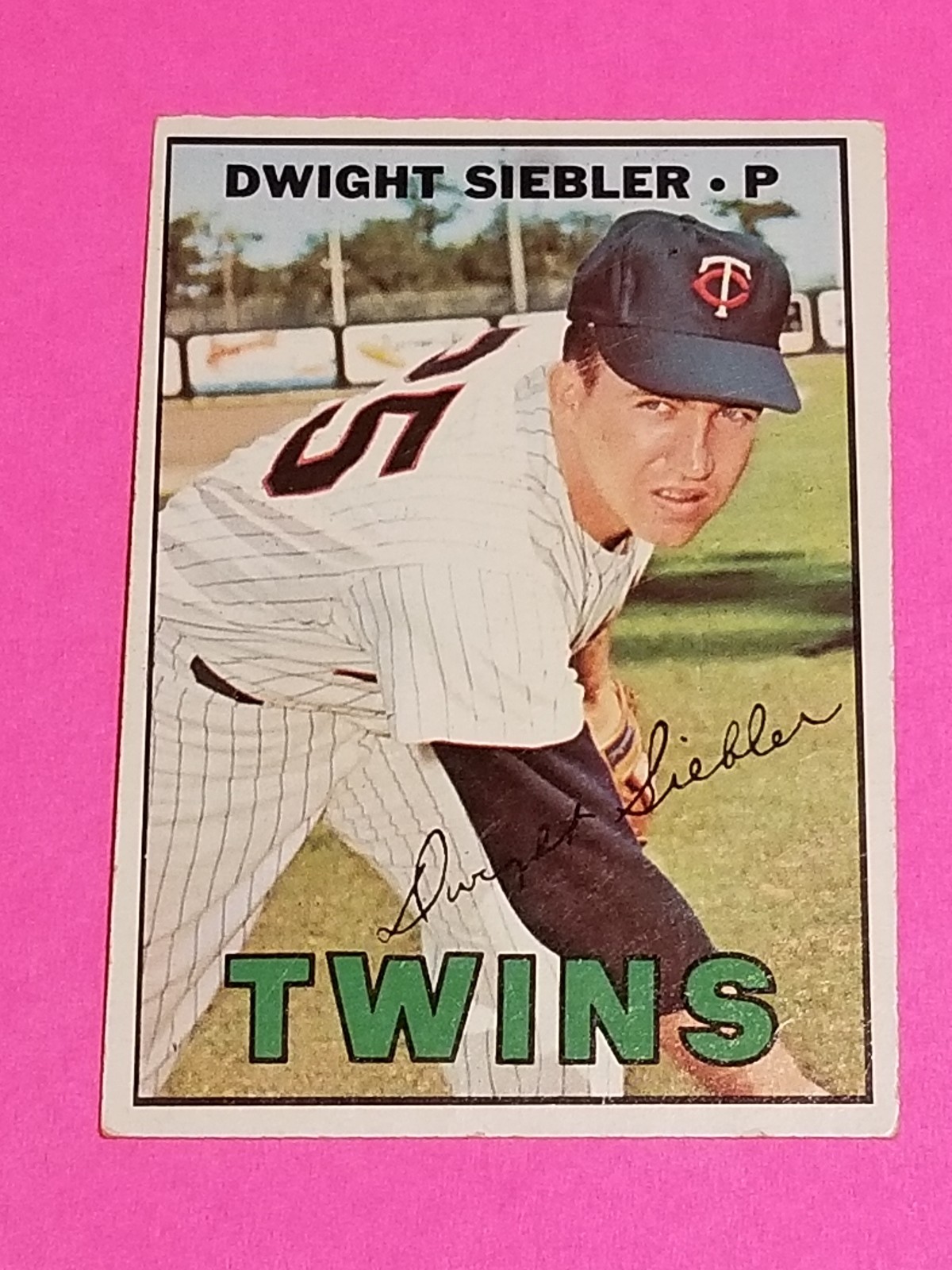 1967 TOPPS ORIGINAL BASEBALL CARD 164 DWIGHT SIEBLER MINNESOTA TWINS