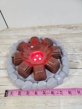Pretend Play Fire Campfire Plastic with Sounds Lights 18" Dolls Video batteries