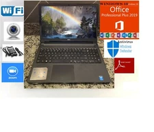 Dell Inspiron 15 5551 15.6" Laptop 460 GB Windows 10+Office word 2019 activated