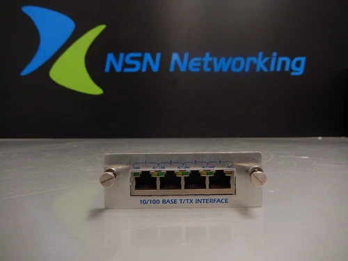 Adtran T3SU 300 Ethernet Bridge Module 1200655L1 Quad Port 10/100 Base T/TX